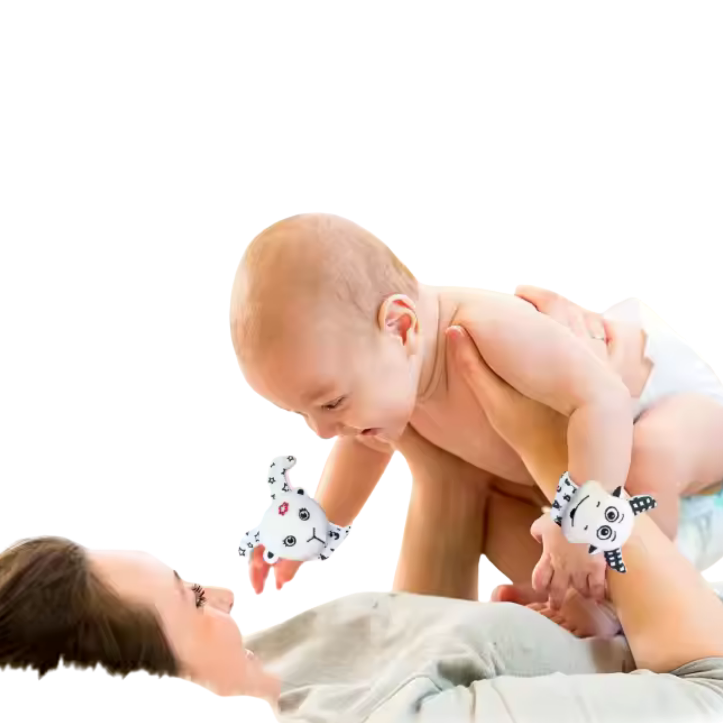 Wrist and Feet High Contrast Rattle (Socks/Wrist Band)