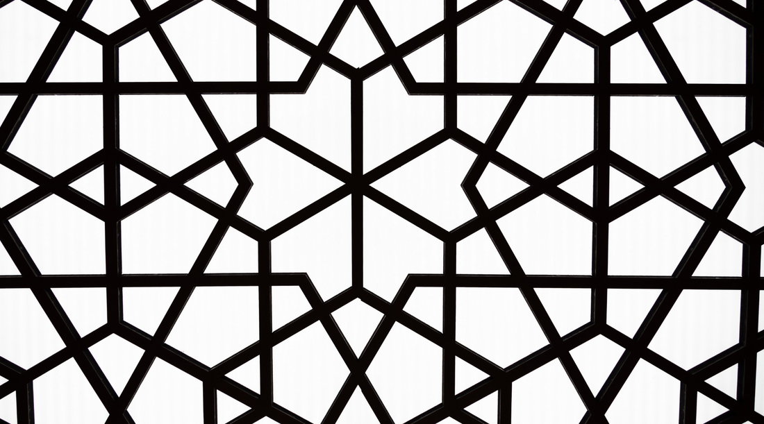 The Power of Repetition in Baby Brain Development, the image of a black and white symmetrical pattern. 