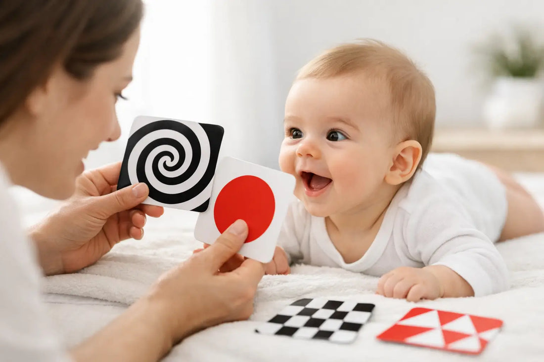 How High Contrast Baby Flashcards Support Newborns